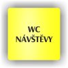Piktogram - WC NÁVŠTĚVY