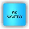 Cedule wc návštěvy – plast (piktogram)