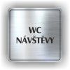 Cedule wc návštěvy – plast (piktogram)