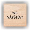 Piktogram - WC NÁVŠTĚVY
