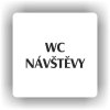 Piktogram - WC NÁVŠTĚVY