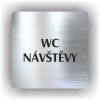 Cedule wc návštěvy – plast (piktogram)