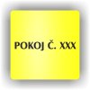 Piktogram - POKOJ Č. XXXX (ČÍSLO)