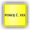 Piktogram - POKOJ Č. XXXX (ČÍSLO)