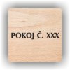 Piktogram - POKOJ Č. XXXX (ČÍSLO)