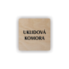 Cedule úklidová komora | Piktogram (čtverec)