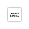 Cedule úklidová komora | Piktogram (čtverec)