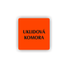 Cedule úklidová komora | Piktogram (čtverec)