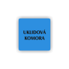 Cedule úklidová komora | Piktogram (čtverec)