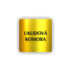 Cedule úklidová komora | Piktogram (čtverec)