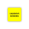 Cedule úklidová komora | Piktogram (čtverec)