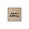 Cedule úklidová komora | Piktogram (čtverec)
