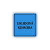 Cedule úklidová komora | Piktogram (čtverec)