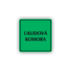 Cedule úklidová komora | Piktogram (čtverec)