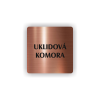 Cedule úklidová komora | Piktogram (čtverec)