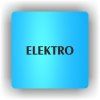 Cedule elektro – plast (piktogram)