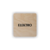 Cedule elektro | Piktogram (čtverec)