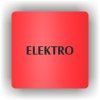 Cedule elektro – plast (piktogram)