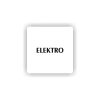 Cedule elektro | Piktogram (čtverec)