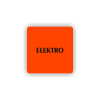 Cedule elektro | Piktogram (čtverec)