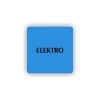 Cedule elektro | Piktogram (čtverec)