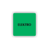 Cedule elektro | Piktogram (čtverec)