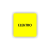 Cedule elektro | Piktogram (čtverec)