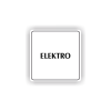 Cedule elektro | Piktogram (čtverec)