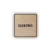 Cedule elektro | Piktogram (čtverec)