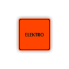 Cedule elektro | Piktogram (čtverec)