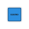 Cedule elektro | Piktogram (čtverec)