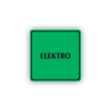 Cedule elektro | Piktogram (čtverec)
