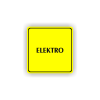 Cedule elektro | Piktogram (čtverec)