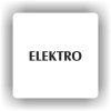 Cedule elektro – plast (piktogram)