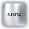 Cedule elektro – plast (piktogram)