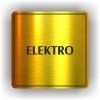 Cedule elektro – plast (piktogram)