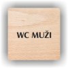 Piktogram - WC MUŽI