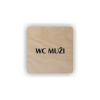 Cedule wc muži | Piktogram (čtverec)