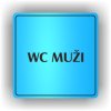 Piktogram - WC MUŽI
