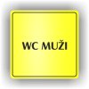 Piktogram - WC MUŽI