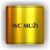 Piktogram - WC MUŽI