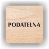 Cedule podatelna – plast (piktogram)