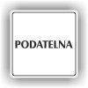 Cedule podatelna – plast (piktogram)