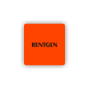 Cedule rentgen | Piktogram (čtverec)