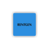Cedule rentgen | Piktogram (čtverec)