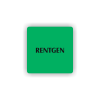 Cedule rentgen | Piktogram (čtverec)