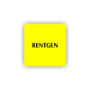 Cedule rentgen | Piktogram (čtverec)