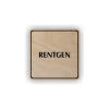 Cedule rentgen | Piktogram (čtverec)