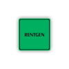 Cedule rentgen | Piktogram (čtverec)