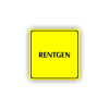 Cedule rentgen | Piktogram (čtverec)